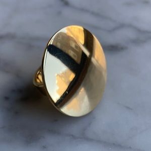Fallon Large Gold Circle Ring